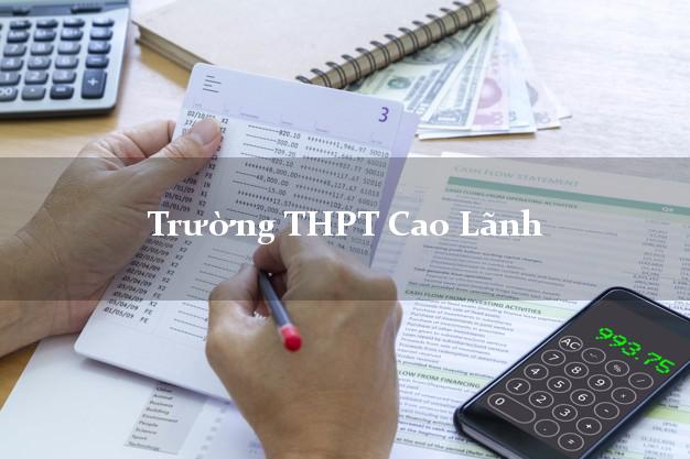 Trường THPT Cao Lãnh Đồng Tháp