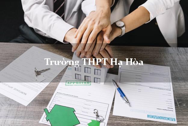 Trường THPT Hạ Hòa Phú Thọ