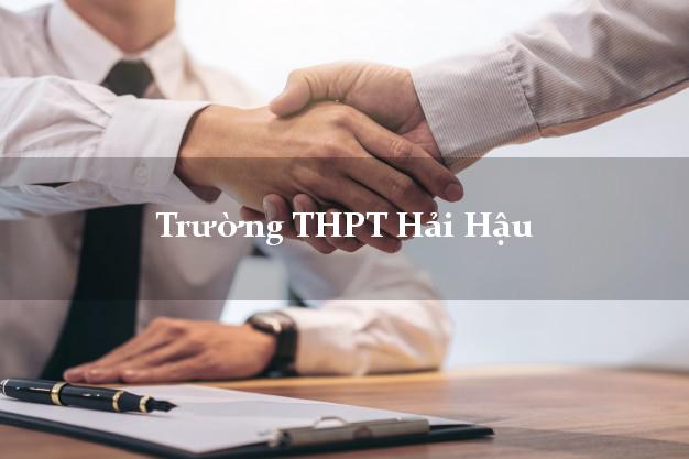 Trường THPT Hải Hậu Nam Định