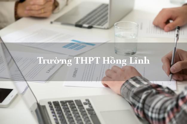 Trường THPT Hồng Lĩnh Hà Tĩnh