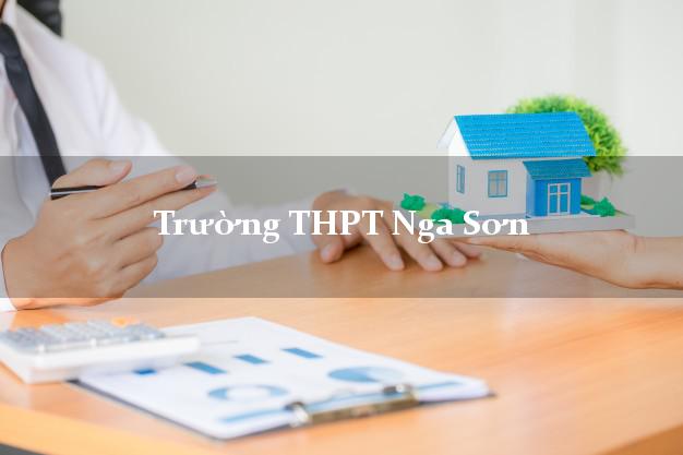 Trường THPT Nga Sơn Thanh Hóa