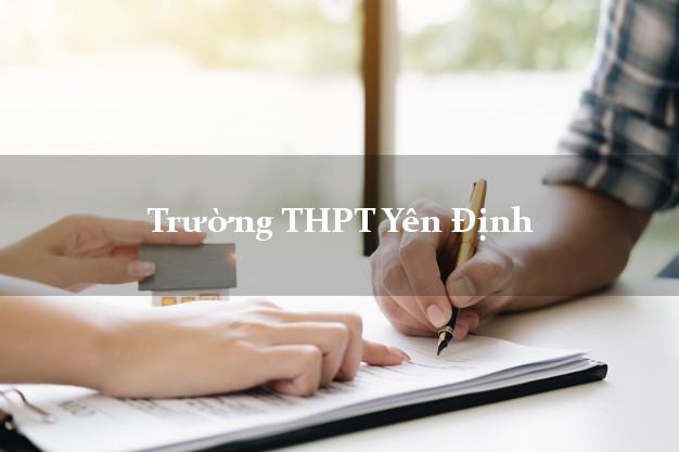 Trường THPT Yên Định Thanh Hóa